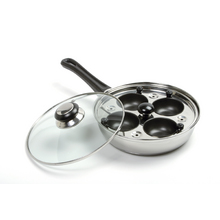 Stainless Steel 4 Cup Egg Poacher set