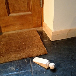 Image of: Wooden Doorstop 