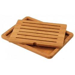 Image of: Bamboo Bread Board with Insert 48 x 36cm