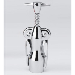 Image of: Deluxe Metal Chrome Corkscrew